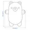 IKEA Grejsimojs : Ours en peluche, jouet en tissu, peluche, Voir les images du produit 3