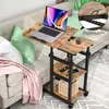 Beistelltisch mit Steckdose,C-Form Laptoptisch mit Produktbild-Vorschau 3