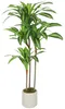 HOMCOM Künstlicher Dracaena-Baum 120 cm mit biegsamen Produktbild-Vorschau 1