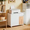 SoBuy Schubladenschrank ASK04-WN im Büro eingesetzt mit Drucker Náhľad obrázku produktu