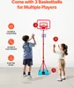 VEVOR basketbalový stojan pre deti, výškovo nastaviteľný, Náhľad obrázku produktu 5
