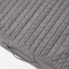 HOMESCAPES Velours-Sitzkissenbezug grau für Produktbild-Vorschau 5