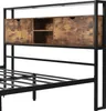 OKWISH Lit avec rangement 140x200 - Lit double métal avec Voir les images du produit 7