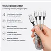 3in1 Ladekabel Set USB-C Lightning Micro-USB 3er Pack 1,2m, Produktbild-Vorschau 9