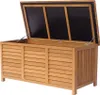 Cassapanca da giardino in legno "Macao" - 130 x 64 x 60 cm Anteprima dell’immagine prodotto 2