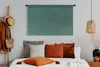MuchoWow® Wandteppich Wandbehang Grün - Farbe - Wand Produktbild-Vorschau 4