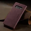 Galaxy S10 Hülle, LaimTop Retro Kunstledertasche TPU Produktbild-Vorschau 2
