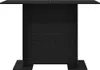 vidaXL Esstisch Schwarz Eichen-Optik 110 x 60 x 75 cm Produktbild-Vorschau 3
