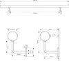 ECD Germany Edelstahl V2A Handlauf 160cm, rund Ø 42mm, Produktbild-Vorschau 5