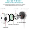 An exploded diagram showing the internal components of a white earbud. Produktbild-Vorschau