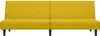 A yellow two-seater sofa is shown against a white background. Náhľad obrázku produktu