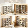 Verdego Bücherregal, Regalschrank 4 Ebenen 12 Produktbild-Vorschau 9