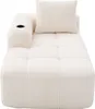okwish divano reclinabile con chaise longue in velluto a Anteprima dell’immagine prodotto 10