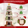 COSTWAY Arbre à chat de Noël, 154 cm, arbre à chat avec 4 Voir les images du produit 2