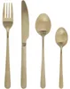 Menagère en inox 24 pièces - L 20 cm - Doré Voir les images du produit 1