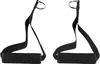 Two black exercise handles with metal rings are shown against a white background. Produktbild-Vorschau