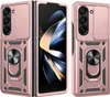 A rose gold protective case for a foldable phone, shown from multiple angles. Produktbild-Vorschau