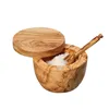 Zassenhaus Pot à sel/épices bois d'olivier 9,5 cm Voir les images du produit 3