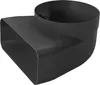 90° Adapterstück HEZ9VDSI1, Ø 150mm (schwarz, Produktbild-Vorschau 1