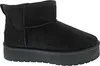 A single black boot with a platform sole, shown from the side against a white background. Produktbild-Vorschau