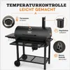THE BLACK BEAST Holzkohlegrill Grillwagen - Kohlegrill BBQ Produktbild-Vorschau 9
