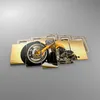 Bild auf Leinwand - Leinwandbild - Motorrad Chrom Rad - Produktbild-Vorschau 2