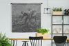 MuchoWow® Wandteppich Wandbehang Die Bagger - Vincent van Produktbild-Vorschau 2