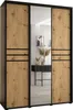 MEBLE KRYSPOL Davos 11 Schrank, drei Türen - 235,2x180x60 Produktbild-Vorschau 1