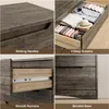Komoda BEALIFE, 70x40x80 cm, s 4 zásuvkami a bezpečnostným Náhľad obrázku produktu 5