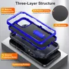 Hülle für iPhone 11 Pro Max Hybrid Dreilagige Robust Produktbild-Vorschau 3