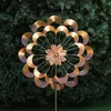 XXL Doppel Windrad ANTIK - Gartendeko - Metall - Erdspieß - Produktbild-Vorschau 1