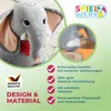 DEUBA®  Elefante di Peluche a Dondolo in Legno con Suoni Anteprima dell’immagine prodotto 6