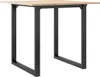 vidaXL Jídelní stůl s O-rámem 80x80x75 cm, masiv borovice a Náhled obrázku produktu 1