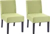sada 2 jídelních židlí HWC-F61, lounge chair, látka/textil  Náhled obrázku produktu 1