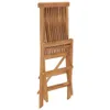 vidaXL Sedie da giardino pieghevoli 6 pz. Legno massiccio Anteprima dell’immagine prodotto 3
