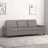Cloris DesignMöbel 3-Sitzer-Sofa Taupe 180 cm Stoff , Produktbild-Vorschau 1