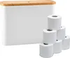 Relaxdays Toilettenpapier Aufbewahrung, 12 Rollen, HxBxT: Produktbild-Vorschau 1