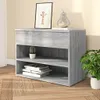 vidaXL Lavica na topánky Grey Sonoma 60x30x45 cm Drevo Náhľad obrázku produktu 3