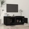 vidaXL Konferenční stolek černý 102x50x44 cm Materiál dřevo Náhled obrázku produktu 3