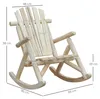 Outsunny Schaukelstuhl Schwingsessel Gartenstuhl Schaukel Produktbild-Vorschau 3