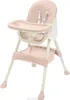 Baby Mix Jídelní židlička Nora, dusty pink Náhled obrázku produktu 1