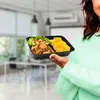 10 Essensboxen mit Deckel & 3 Trennfächern, Meal Prep Boxen Produktbild-Vorschau 3