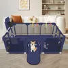 Parc pour bébé 180x120x66cm avec filet basket-ball parc Voir les images du produit 9