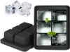 4 Stück Eiswürfelform, Silikon Eiswürfelbehälter XL Mit Produktbild-Vorschau 4