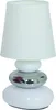 Näve 3045323 Stoff-Tischleuchte ; Farbe: Weiß / Chrom Produktbild-Vorschau 3