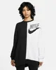 Damen Sweater ohne Kapuze Nike Sportswear Weiß Schwarz - M Produktbild-Vorschau 2