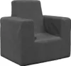 vidaXL Kindersofa Anthrazit Weich Plüsch Produktbild-Vorschau 1