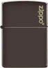 Feuerzeuge ZIPPO BROWN MATTE LOGO 60005215 Produktbild-Vorschau 3