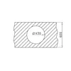 Lavello in acciaio inox Pyramis CR 450 x 450 mm 100034001 Anteprima dell’immagine prodotto 12