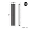 SONNI radiatore a pannello 1800×465 mm a doppio strato Anteprima dell’immagine prodotto 8